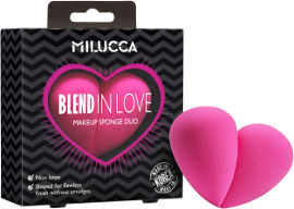 MILUCCA ספוגיות עם חיתוך מקצועי בצורת לב