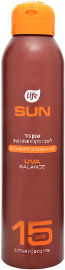 Life SUN שמן גזר SPF15 עמיד במים