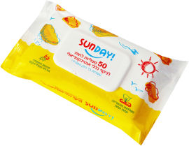 סאנדיי מטליות לחות לניקוי כללי