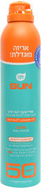 Life SUN ספריי שקוף לעור רגיש SPF50 ללא אוקסביניזון