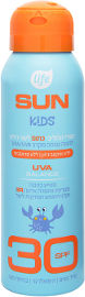 Life SUN KIDS ספריי תחליבי כתום לעור רגיש SPF30 לילדים ללא אוקסביניזון