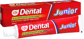 Life DENTAL משחת שיניים לילדים ג'וניור לגילאי 6-12