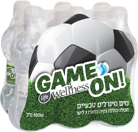 Life Wellness מים מינרליים טבעיים כדורגל