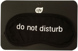 Life כיסוי עיניים בצבע שחור