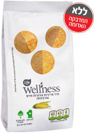לייף לייף וולנס מיני פריכיות אורגניות תירס עם קינואה