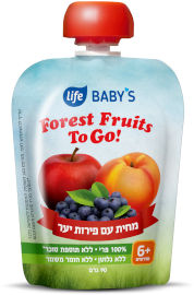 לייף לייף בייביז מחית לתינוק פירות יער TO GO