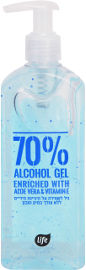 Life ג'ל לשמירה על היגיינת הידיים 70%