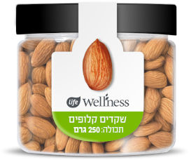 לייף לייף וולנס שקדים קלופים