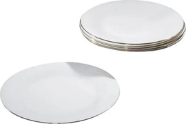 OPAL צלחת 25 ס״מ עם פס זהב OPAL