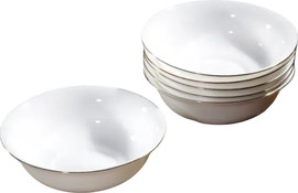 OPAL מרקית OPAL עגולה פס זהב 16.5*6 ס"מ 8732 6/