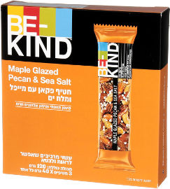 BE KIND פקאן עם מייפל ומלח ים