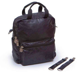 gitta תיק גב גיטה mini basic שחור דמוי עור