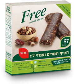 פרי חטיף תמרים ואגוזי לוז