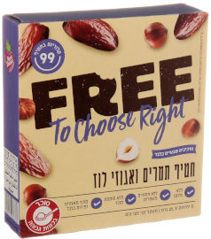 פרי מארז חטיף תמרים ואגוזי לוז