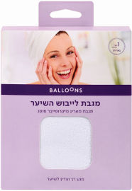 BALLOONS מגבת לייבוש השיער