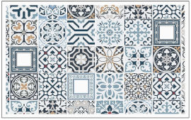 Fennoma שטיח מטבח אמבטיה FLORA COLLECTION גודל 50X80