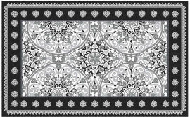 Fennoma שטיח מטבח אמבטיה FLORA COLLECTION גודל 50X80
