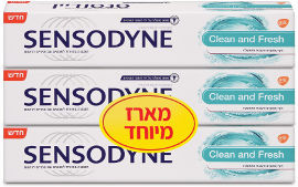 סנסודיין משחת שיניים קלין&פרש