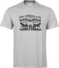 LEVI'S Horse - לוגו סוסים המפורסם דגם LEVIS חולצת טי שירט לגבר