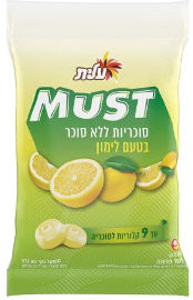 מאסט סוכריות ללא סוכר בטעם לימון