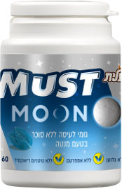 מאסט MOON גומי לעיסה ללא סוכר בטעם מנטה