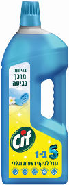סיף נוזל לניקוי רצפות וכללי 5ב-1 בניחוח מרכך כביסה