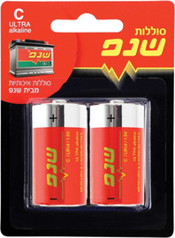 Schnapp מארז זוג סוללות סוג Schnapp C שנפ 23809