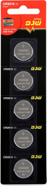 Schnapp מארז 5 סוללות כפתור מסוג Schnapp CR2016 שנפ 23815