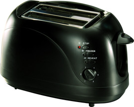 Electro Hanan מצנם Electro Hanan EL-262 שתי פרוסות - בצבע שחור