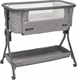 Sport Line עריסה נצמדת למיטה במהדורה אפורה דגם Alma Grey