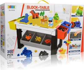 ClipToy שולחן ומשחק בלוקים להרכבה 300 חלקים - Clip Toys
