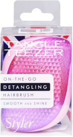 לייף מברשת לשיער קומפקטית ורודה טנגל טיזר