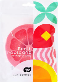 לייף ספוג הידרופילי פירות אדום