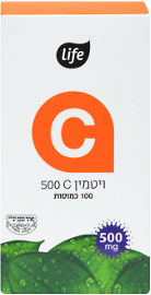 לייף ויטמין C 500