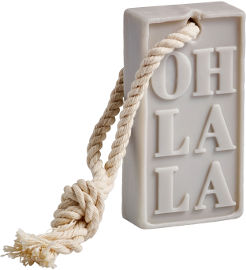 NOLA LOLA סבון תלוי לבישום ורחצה בניחוח לבנדר ועשבים ירוקים