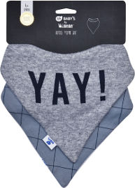 לייף לייף בייביז סינרי בנדנה אפור משבצות מקיץ 21
