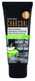 Spa Pharma פחם ג'ל סקראב לפנים