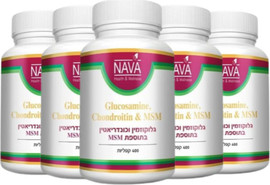 Nava גלוקוזמין כונדריאטין + MSM- 5 יח'