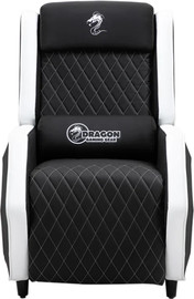 Dragon כורסת גיימינג מעוצבת Dragon דרגון Pro gaming sofa dlx שחור משולב לבן
