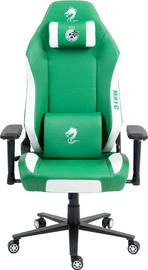 Dragon כסא גיימינג מעוצב Dragon דרגון מכבי חיפה - ALP-MHFC ירוק משולב לבן
