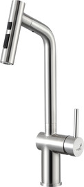 Aquila ברז מטבח נשלף SUPREME כרום מוברש AQUILA PREMIUM