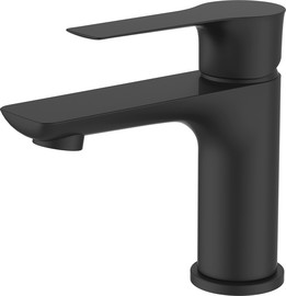 Aquila ברז פרח נמוך ROBIN שחור מט AQUILA PREMIUM