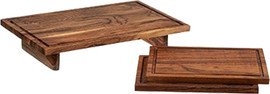 HOME&MORE בוצ'ר הגשה 3 חלקים אלגנטי ומרשים | Acacia Elevate Set