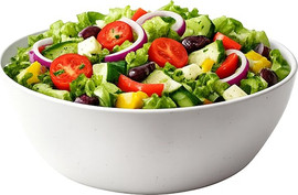 ROSO קערה לסלט Bistro eco לבנה 22 סמ 2.4 ליטר מבית ROSO