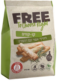 פרי קו-קווים חטיף אפוי עם רוזמרין