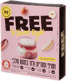 פרי מארז חטיף תמרים ולוז בטעם מלבי