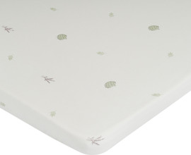 Olimoli סדין עריסה ליין גינה אורבנית מודפס – Crib Sheet 90X60 cm