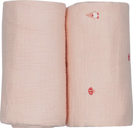 Olimoli זוג חיתולי עיטוף L טטרה ליין גינה אורבנית – 2Big Swaddle 110X110cm