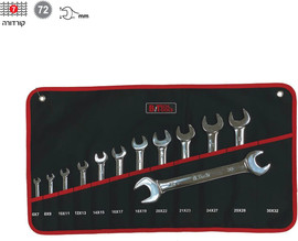 B-Tech סט מפתחות פתוח-פתוח 12 יחידות 6–32 מ"מ סדרת T110 | B.Tech