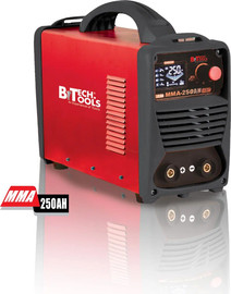 B-Tech רתכת אינוורטר 250AH כולל מסך ומערכת Wave 5 | B.Tech